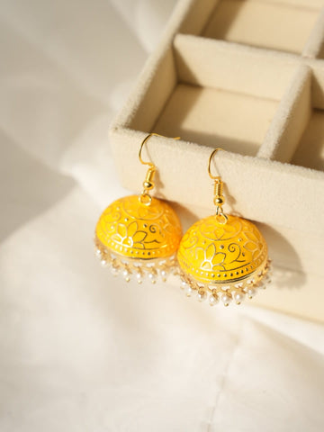 Pearly Jhumka Large - Earring Style 2