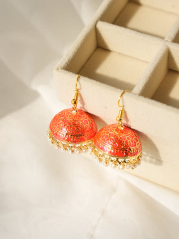 Pearly Jhumka Large - Earring Style 6
