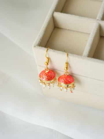 Pearly Jhumka Small - Earring Style 4