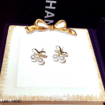 Blinky Bow Gold - Earring