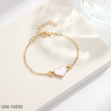 White Heart Gold - Bracelet