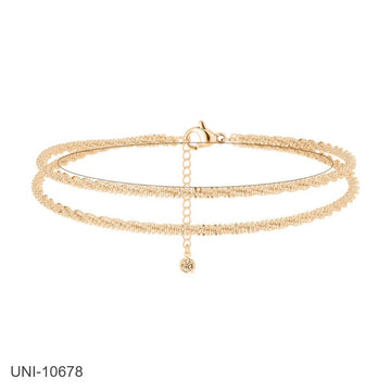 Gold Double Layer Chain - Anklet