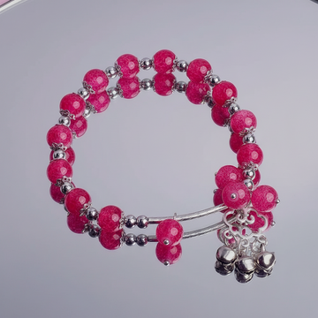 Dream Catcher Beaded Stone - Bracelet