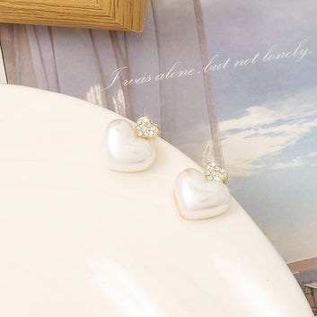 Pearl Heart - Earring