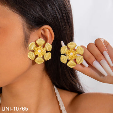 Gold Flower - Earring Style 2