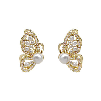 Pearly Butterfly - Earring
