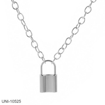 Silver Lock - Necklace
