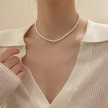 Pearl Beads Gold - Necklace