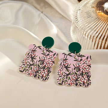 Acrylic Floral Series - Earring Style 2