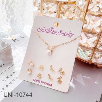 Pearl Deer Gold - Jewelry Set