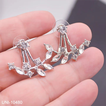Silver Leaf - Earring