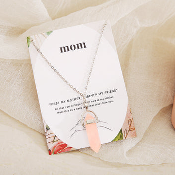Pink Stone Gold - Necklace