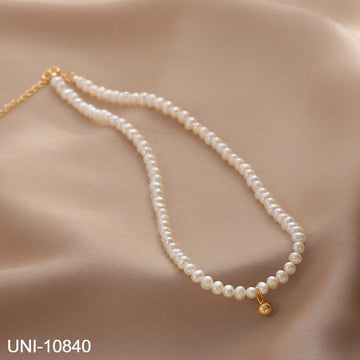 Pearl Beads Gold - Necklace